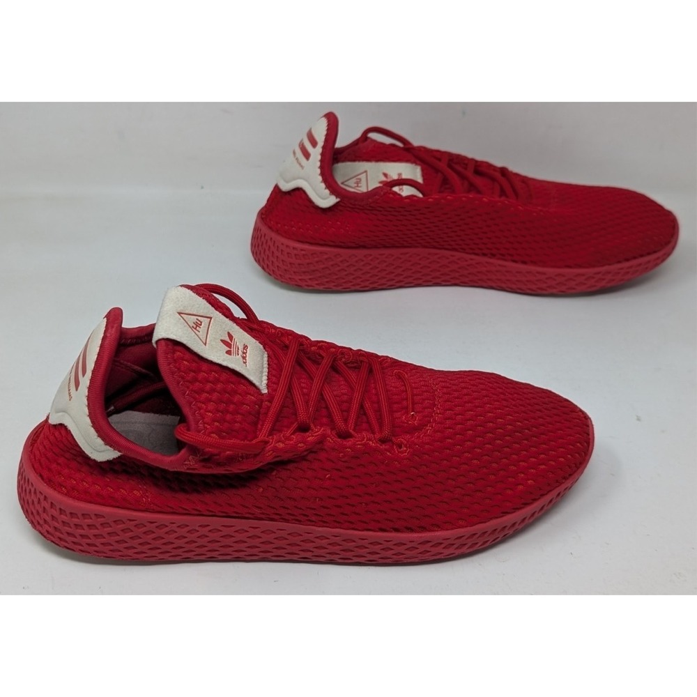 Adidas Shoes Men's Size 6.5 HU x Pharrell‎ Scarlet Red BY8720 Sneakers